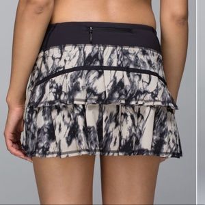 Lululemon Pace Setter Skirt Marble Granite LikeNew